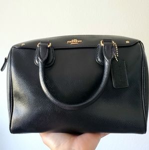 Coach black small satchel Crossbody Purse Handbag Bag